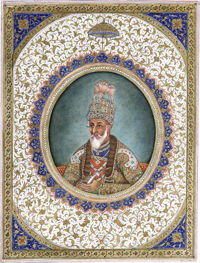 Portrait of Bahadur Shah II